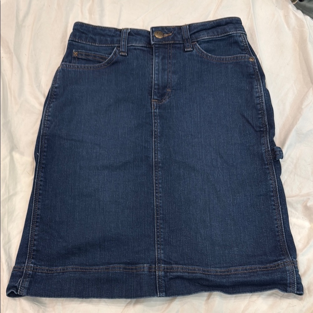 Lee Classic Indigo Denim Skirt